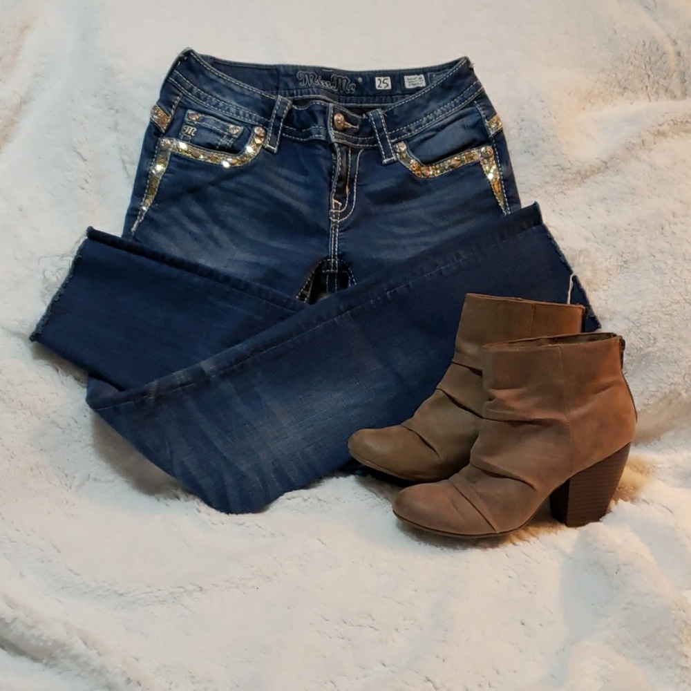 Last Mark Down! Miss Me beaded Jeans-25